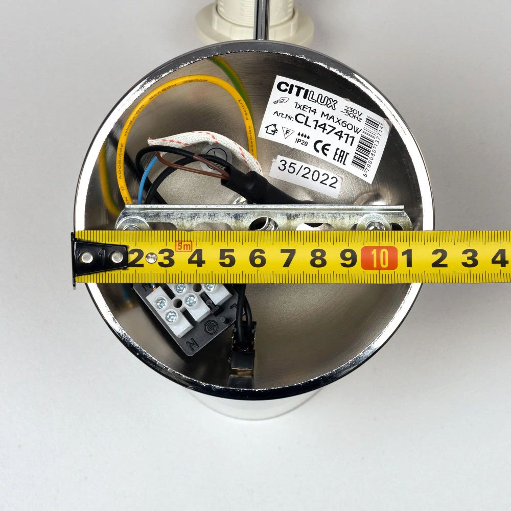 Citilux Лучиана CL147411 Бра с выключателем Хром