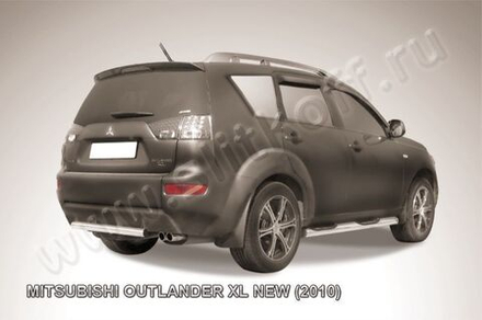 Защита заднего бампера (нержавейка) Mitsubishi Outlander XL (2009-2013) d57
