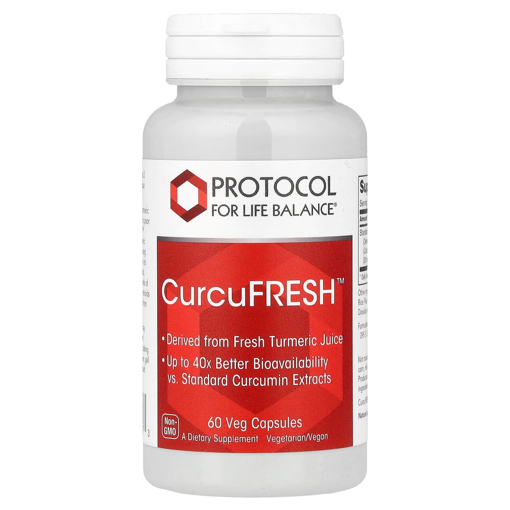 Protocol for Life Balance, CurcuFRESH™, 60 растительных капсул