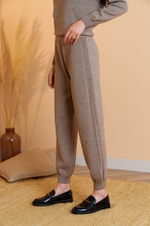 3890 Брюки женские (кофейный)