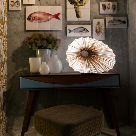 Table design lamp Viola by Aqua Creations Studio