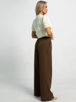 Брюки на резинке Бинори (коричневые) Б15595-30М LT Collection