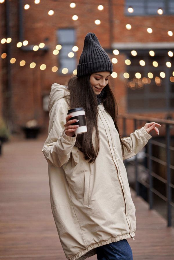 Парка бежевая - фото 2