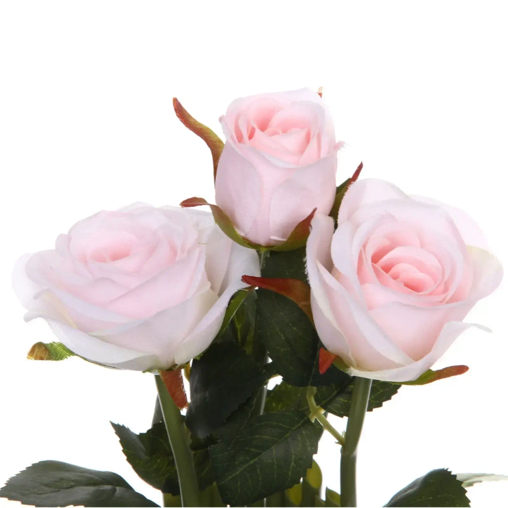 Цветочная композиция «Весенняя рапсодия» 14*23см Роза розовая