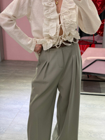 Брюки Almond с ремнем голубой