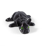 Французский бульдог лежачий, 3D игрушка-антистресс, 15 см., чёрный