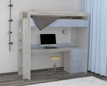 Кровать-стол ШИБУЯ-2 левая