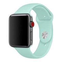 Силиконовый ремешок Sport Band 38 мм / 40 мм / 41 мм для Apple Watch (Мятный)