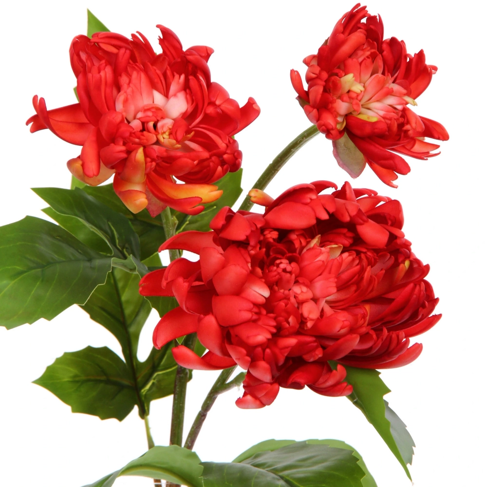 Цветок искусственный «Natur» 67см Пион красный
