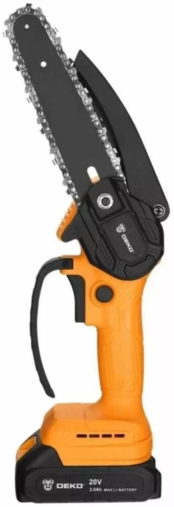 Пила цепная аккумуляторная Deko DKCHS 20-6, 20В, 2x2.0Ач (063-4309)