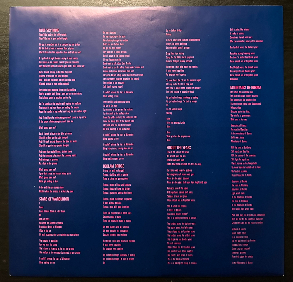 Midnight Oil - Blue Sky Mining (Голландия 1990г.)