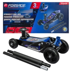 Домкрат подкатной гидравлический 3т (h min 155мм, h max 710мм) Forsage F-T830036