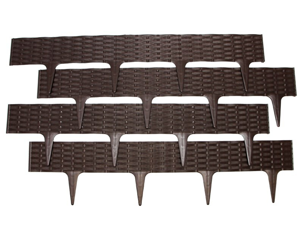 БОРДЮР САДОВЫЙ РОТАНГ 9СМ /3,2 М (КОРИЧНЕВЫЙ)