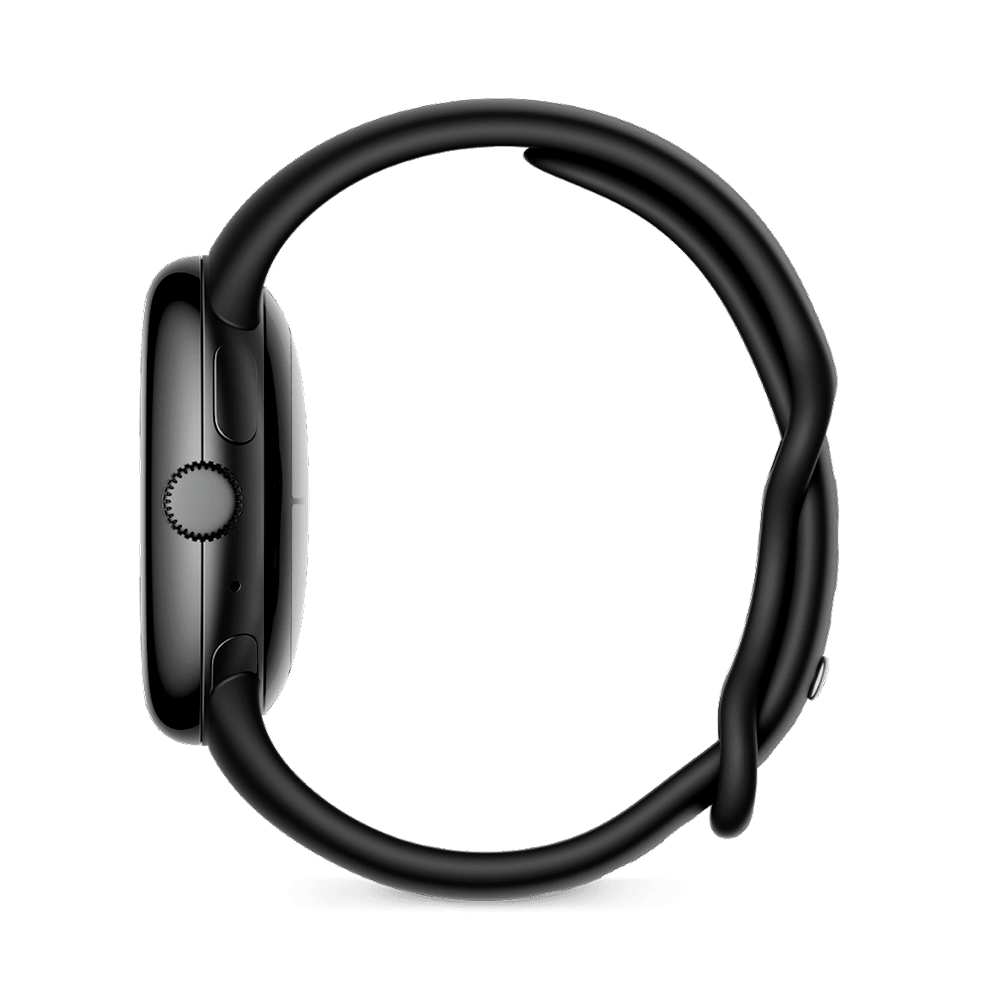 Умные часы Google Pixel Watch Wi-Fi + LTE 41mm, Matte Black/Obsidian (Матовый черный корпус, ремешок цвета черный обсидиан)