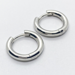 Ювелирные швензы Конго с родиевым покрытием, размер 19*3 мм, цена за пару