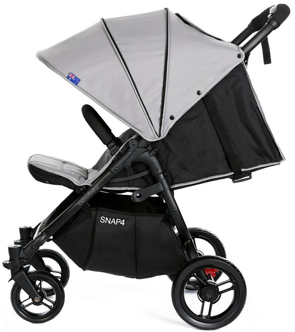 Прогулочная коляска Valco baby Snap 4 с накидкой на ножки Flatt Matt / Cool Grey
