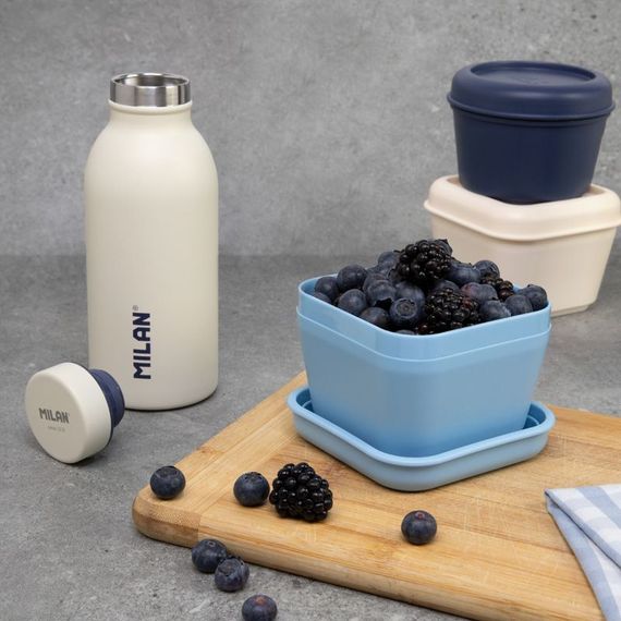 Yemək qabı \ Ланч-бокс\Lunch box cap. 0.33l lıght blue