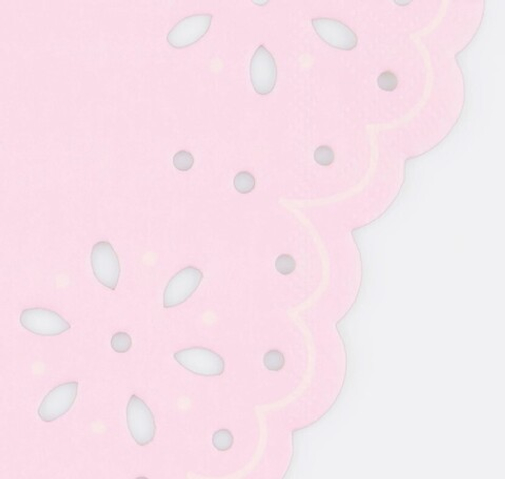 Салфетки маленькие "Английское кружево" 16 шт. (12,7 х 12,7см)