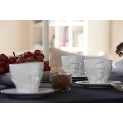 Чайная пара 260мл Talent William Shakespeare белая