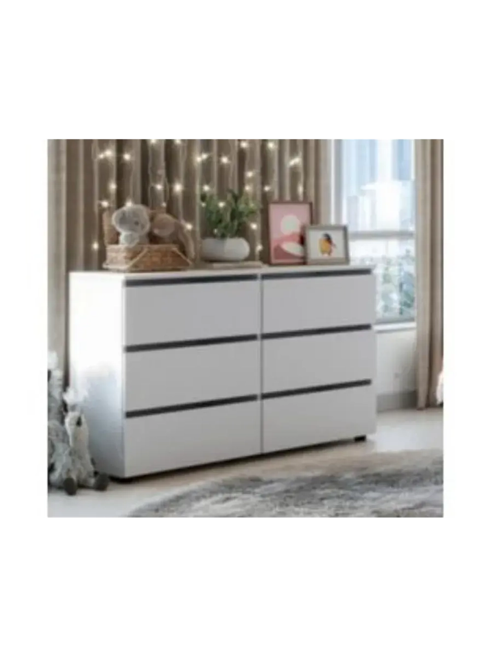 Комод для одежды с ящиками 120х36х73 см