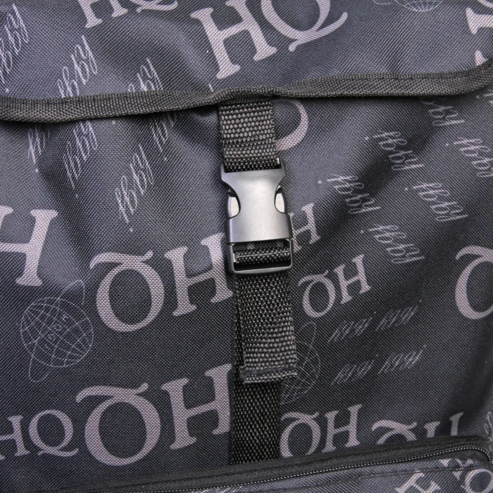 Тележка хозяйственная с сумкой (100*40*35см, колеса 21см,грузоподъемность до50 кг) HQ черная