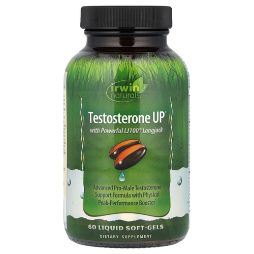 Irwin Naturals, Testosterone UP®, 60 желатиновых капсул