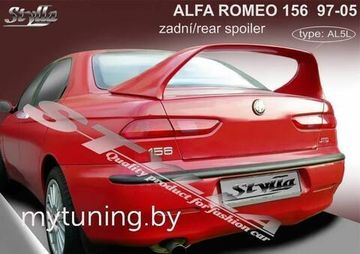 Спойлер высокий на крышку багажника для Alfa Romeo 156