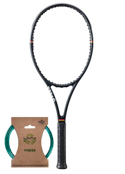 Теннисная ракетка Wilson Pro Staff 97L Classic - black + струны