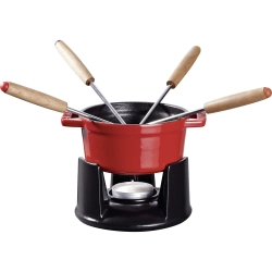 STAUB Набор для фондю 10 см красный