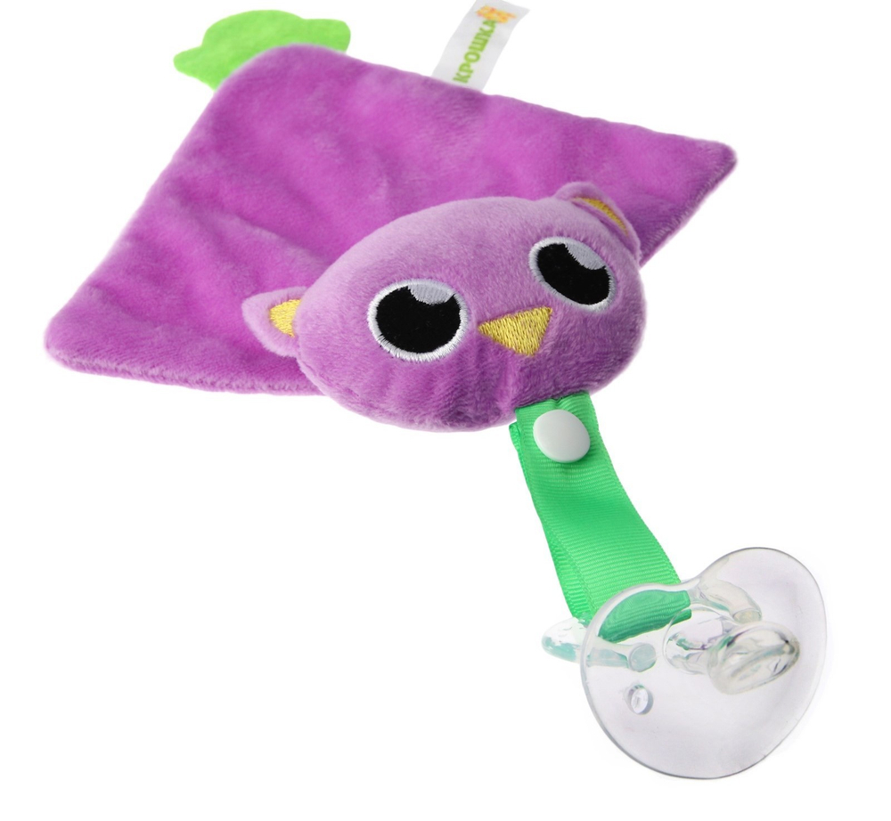 3612537 Пустышка/комфортер «Совушка», силиконовая, с мягкой игрушкой