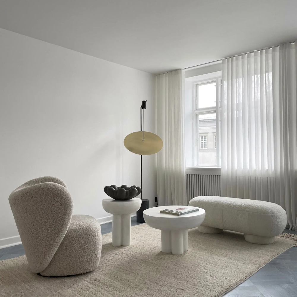 Стол 101 Сopenhagen Crown Table, Tall - Bone White