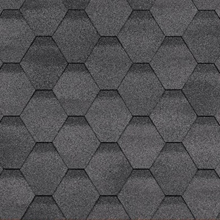 Гибкая черепица ТехноНиколь SHINGLAS Соната Серый 3м2 (Однослойная)