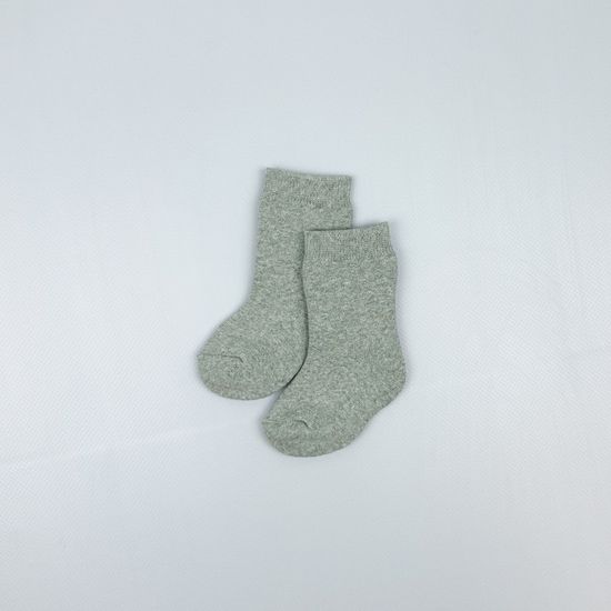 Носочки махровые, Св.серый меланж