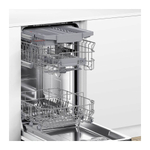 Встраиваемая посудомоечная машина Bosch SPV4EMX10E, узкая, 10 комплектов, 6 программ, защита от протечек, белая