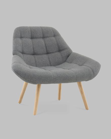 Кресло Олби Квадро серый