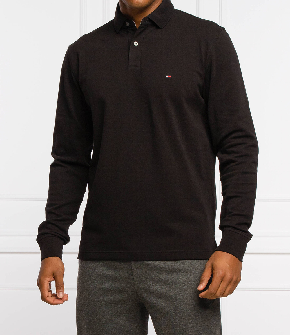 поло Tommy Hilfiger - черный(MW0MW20183)