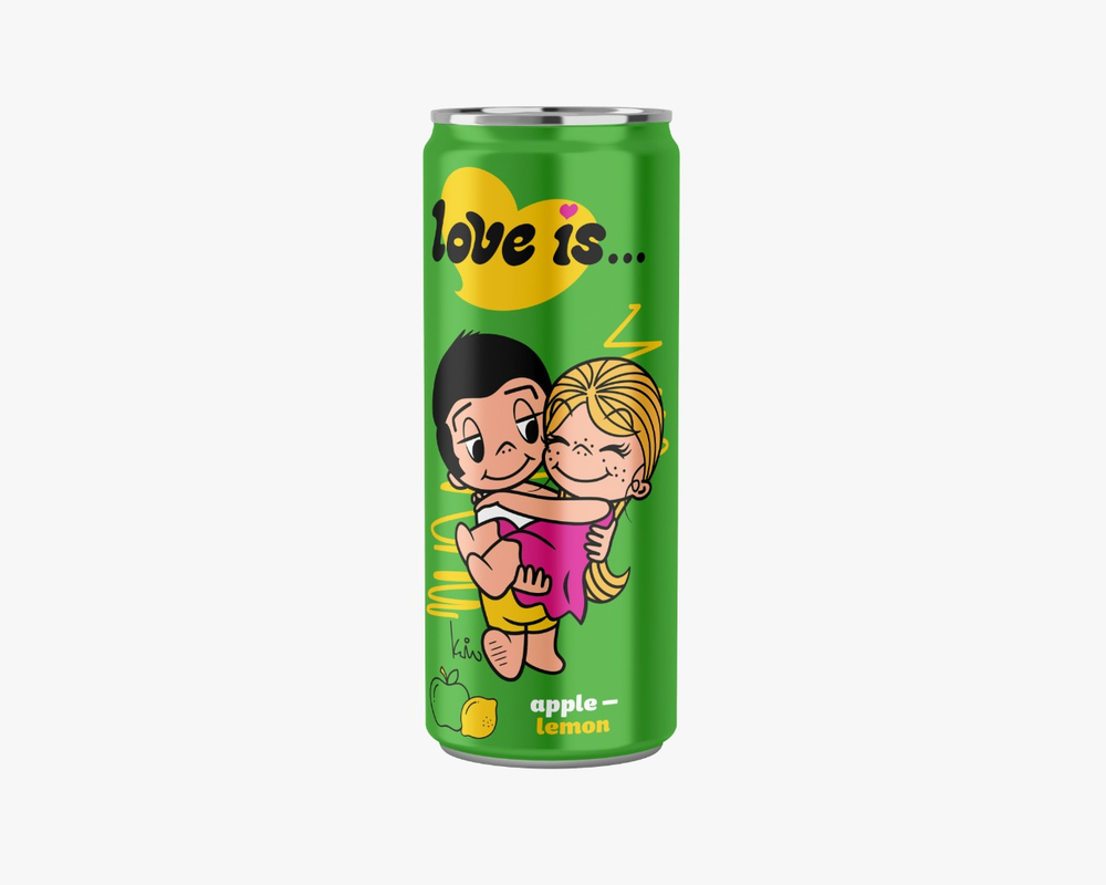Напиток газированный Love IS Яблоко Лимон  0,33  (12ш)  АТ