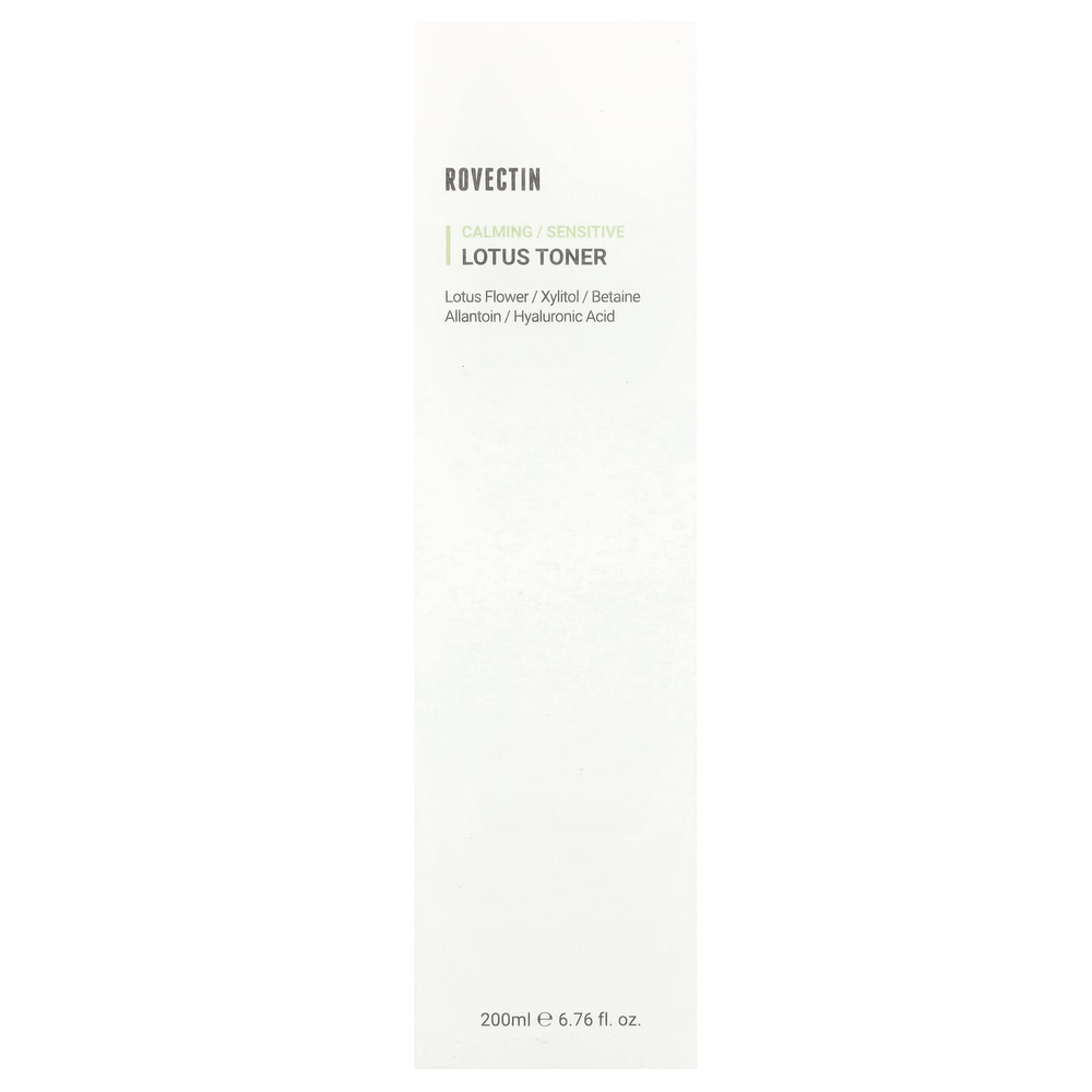 Rovectin, Успокаивающий тоник с лотосом, 200 мл (6,76 жидк. унц.)