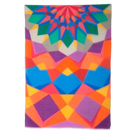 Павловопосадский палантин 10188-4