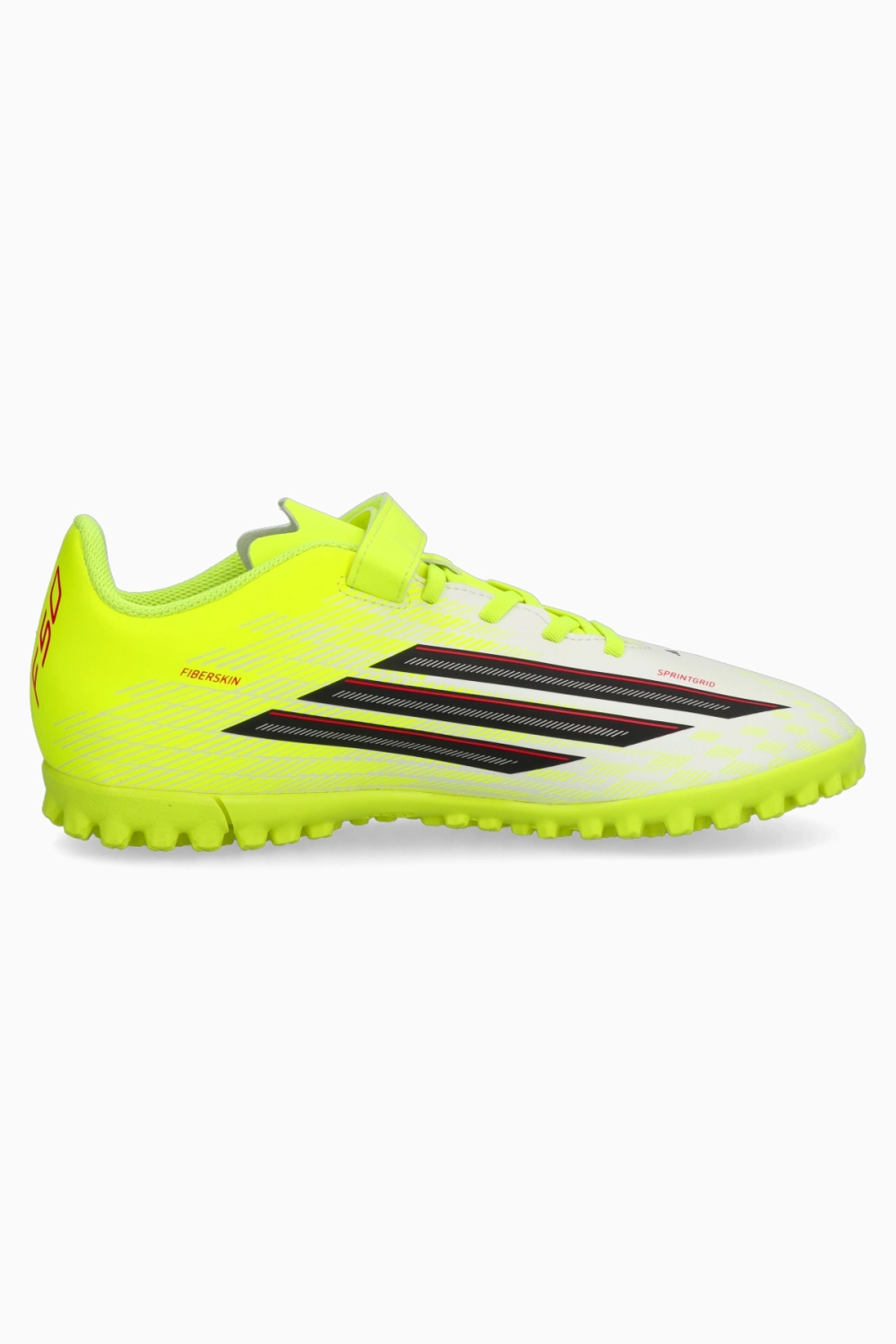 Сороконожки adidas F50 Club Hook-and-Loop TF Junior - желтый