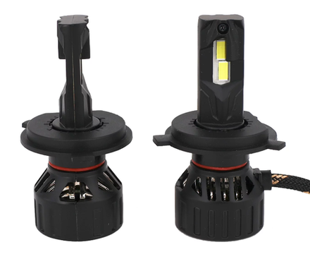 Cветодиодные лампы H4 Sariti F8 с вентилятором, 12V, 40W, 5500K (комплект, 2шт)