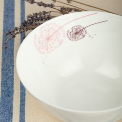 Салатник White Fox WF-STS18 Summertime опаловый с деколью 18 см 970 мл | White Fox