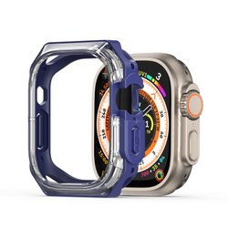 Чехол-бампер с синими вставками от Dux Ducis для часов Apple Watch Ultra 1 и 2, 49MM, Tamo Series Case