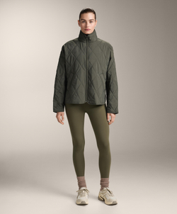 Oysho Утепленная водоотталкивающая куртка FELLEX® с AEROGEL, зеленый