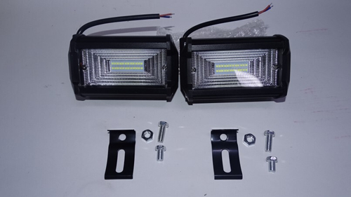 Фара светодиодная дополнительная 24 SMD 72W  10-30V (прямоугольная) (TLT)