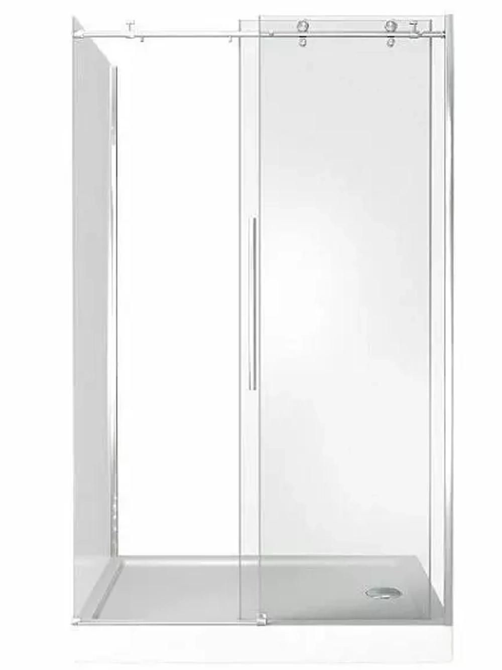 Душевой уголок Bas Puerta Г-об 120*80*193 с поддоном 3см