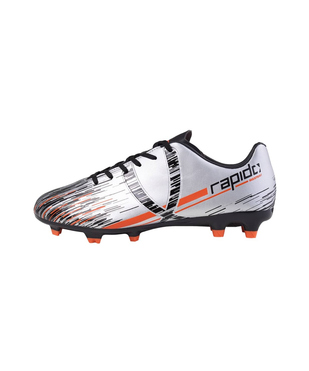 Бутсы футбольные Rapido FG Silver/black, детский