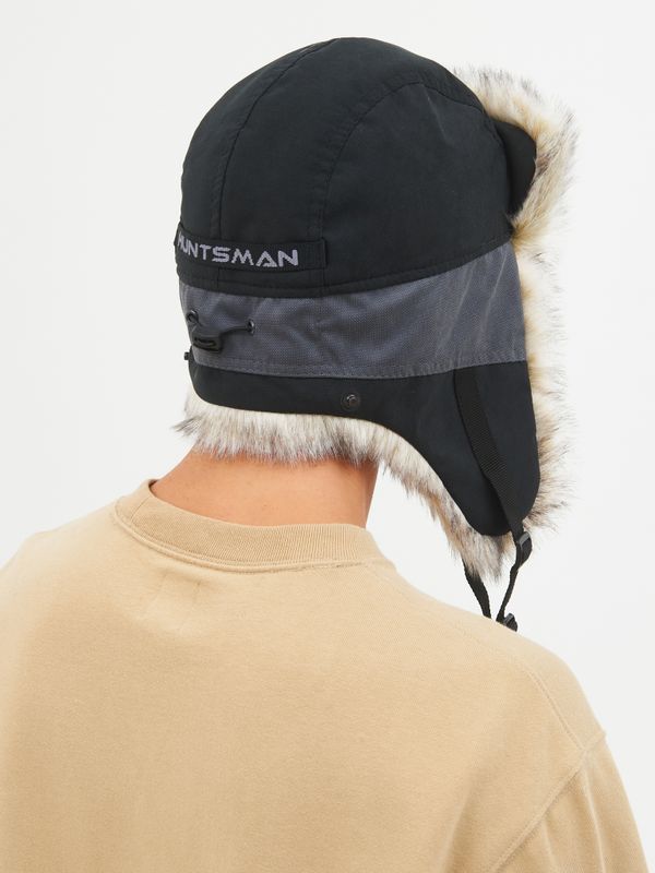 Шапка ушанка зимняя Горка-Люкс ткань Исландия цвет Серый