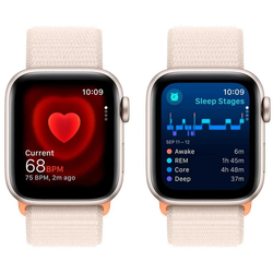 Умные часы Apple Watch SE (Gen 2) 44mm Starlight Al Starlight SL GPS (MRE63)