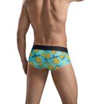 Мужские трусы брифы голубые с принтом Clever LEMONS CLASSIC BRIEF 168707